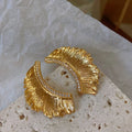 ORECCHINI SHAPE ORO PLACCATO 18K