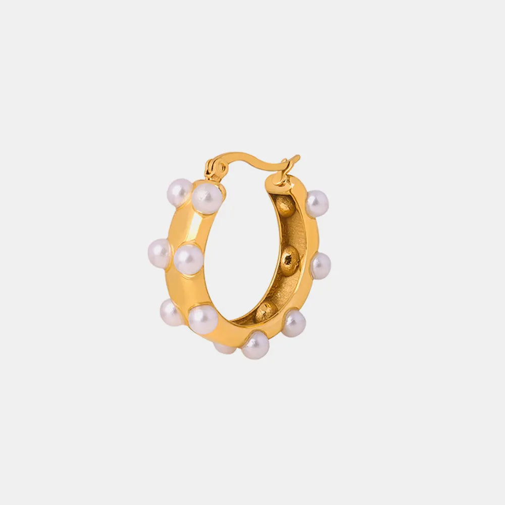 ORECCHINI PEARL ORO PLACCATO 18K
