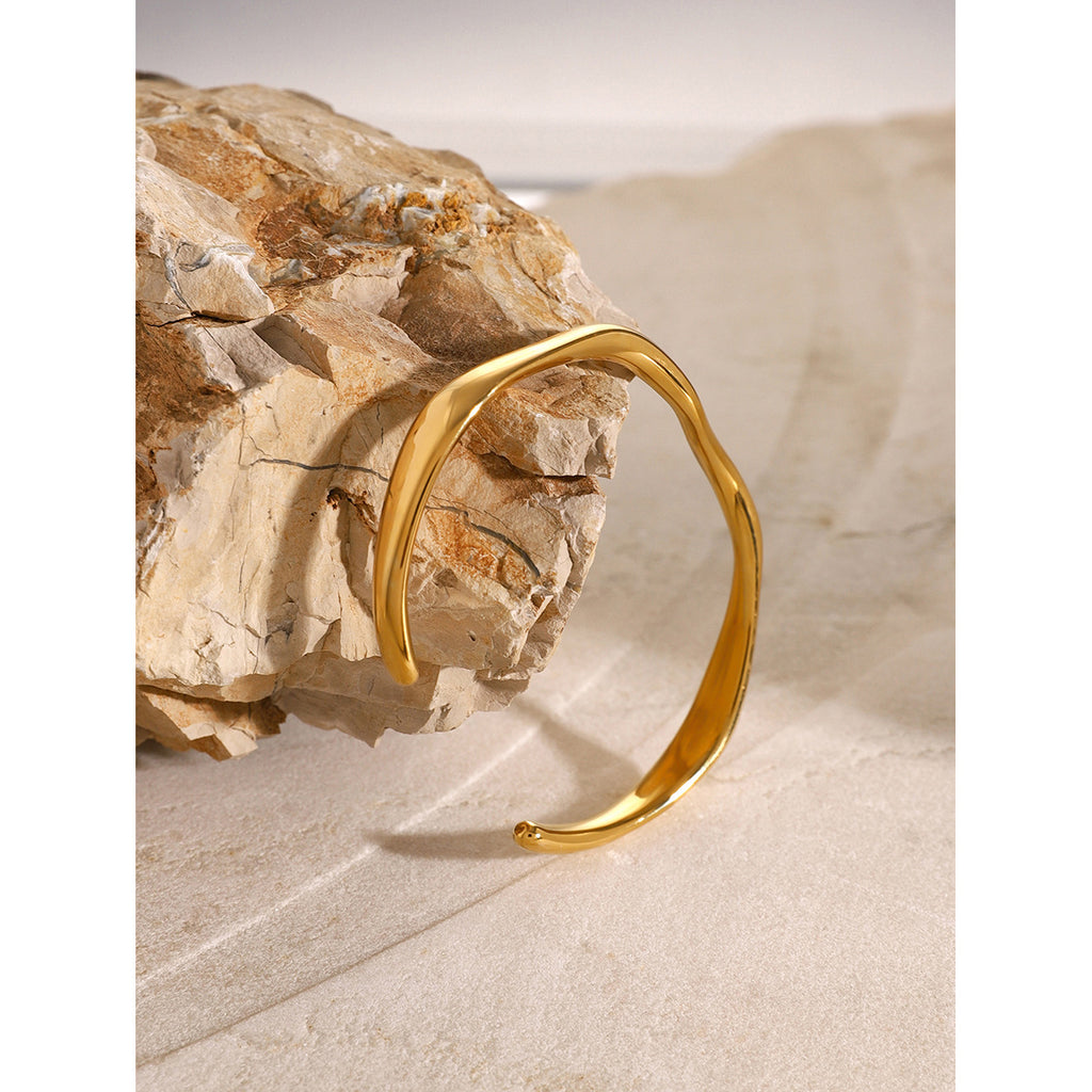 BRACCIALE RIPPLE PLACCATO ORO 18K
