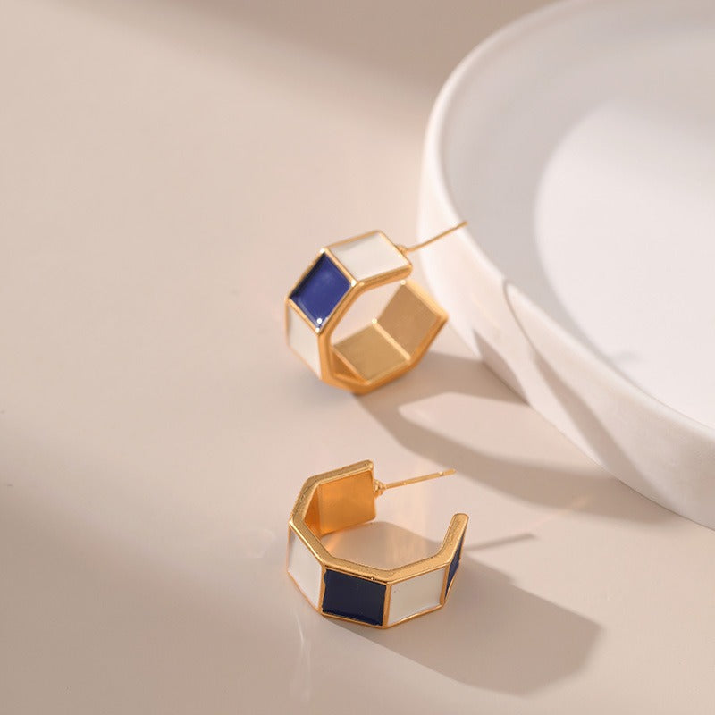 ORECCHINI BRASS ORO PLACCATO 18K