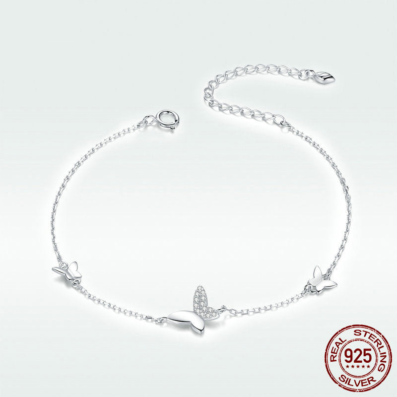 BRACCIALE FARFALLA ARGENTO