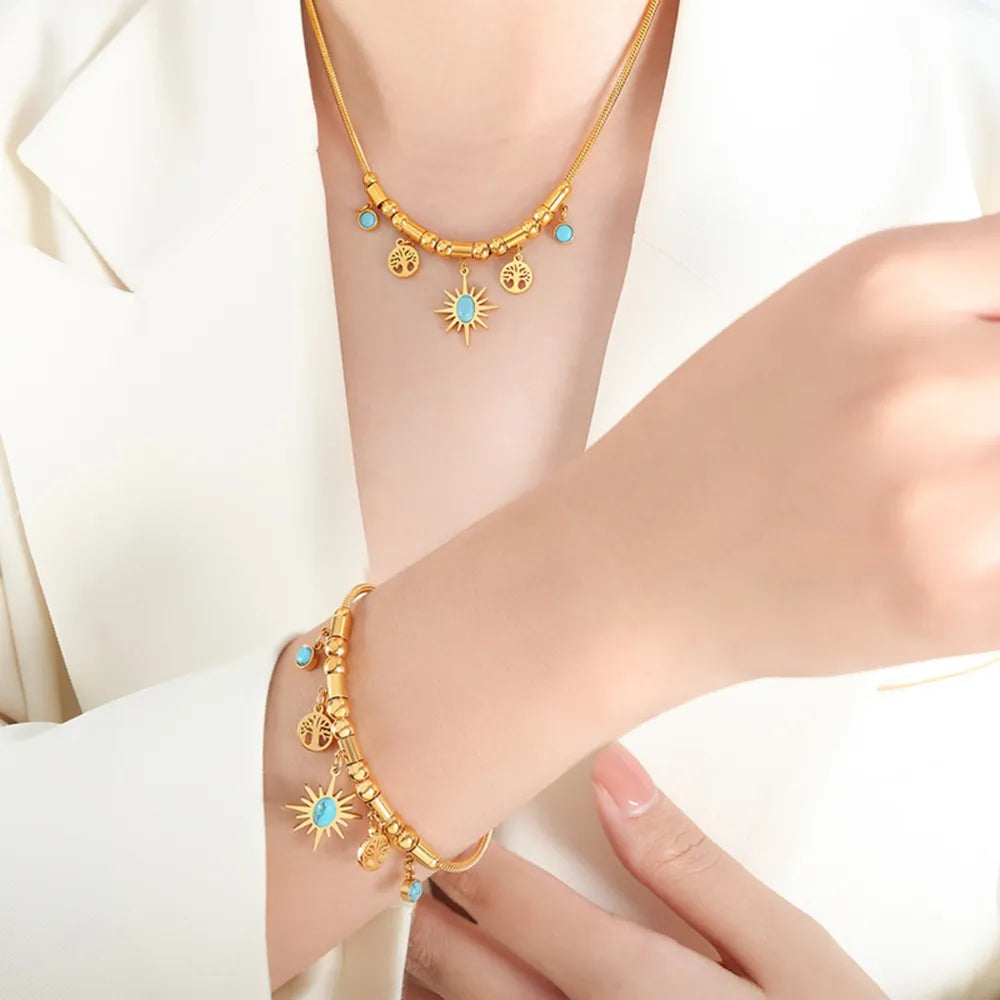 BRACCIALE VITA PLACCATO ORO