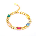 BRACCIALE GEMSTONE PLACCATO ORO 18K