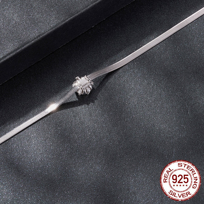 BRACCIALE FLOWER ARGENTO