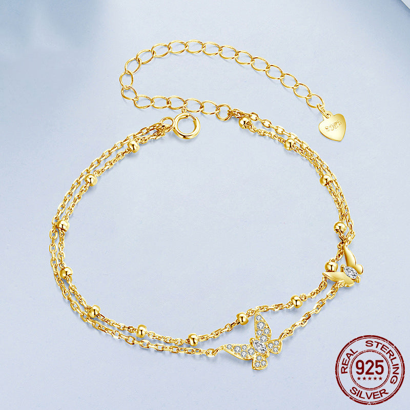BRACCIALE FARFALLA ARGENTO