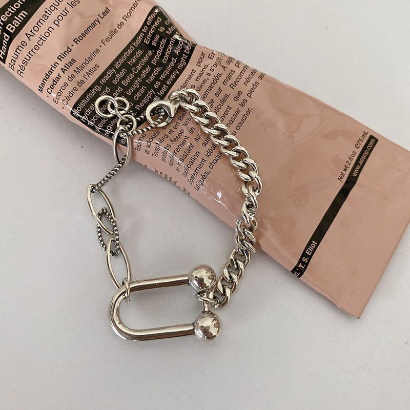 BRACCIALE HORSESHOE ARGENTO