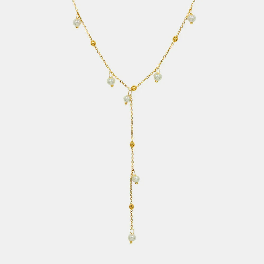 COLLANA DROP ORO PLACCATO 18K