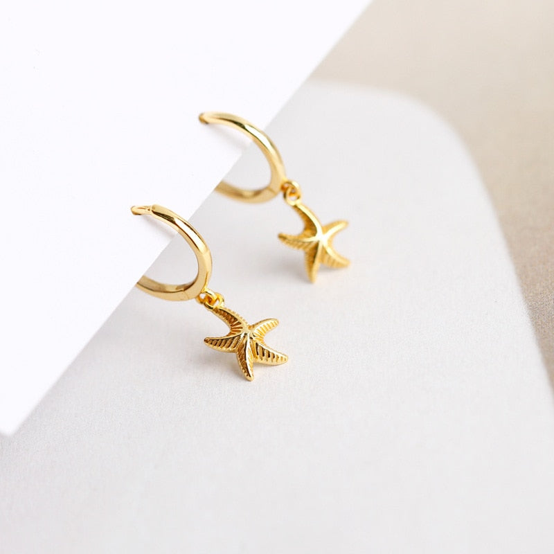 ORECCHINI STARFISH ARGENTO