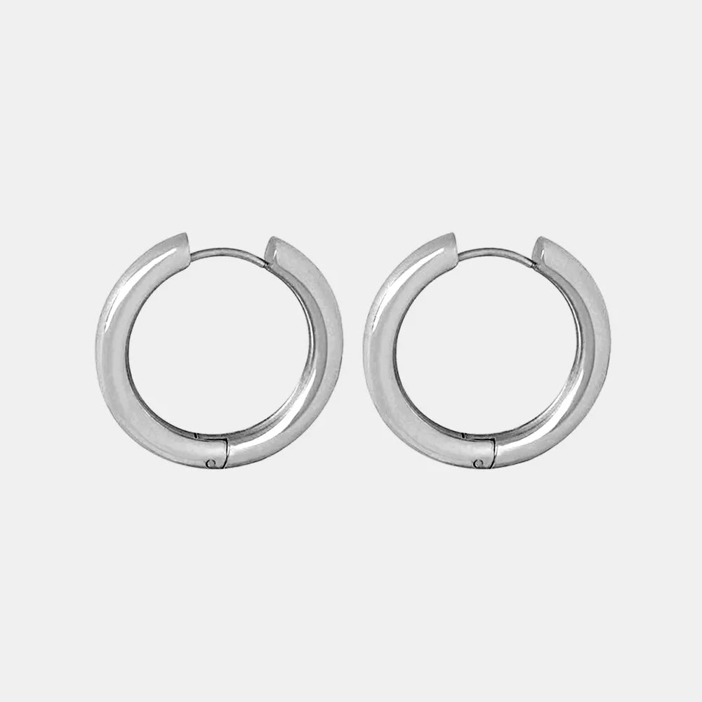 ORECCHINI HUGGIE ORO PLACCATO 18K