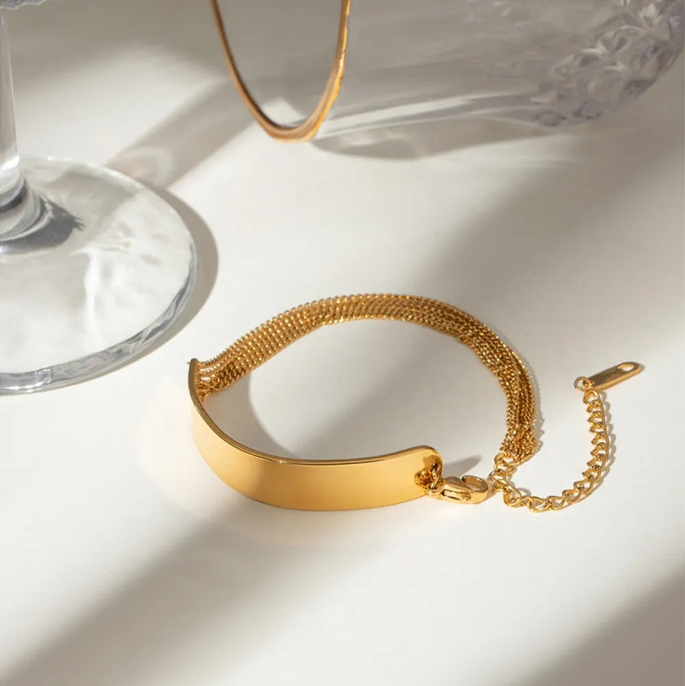 BRACCIALE GOLD PLACCATO ORO 18K