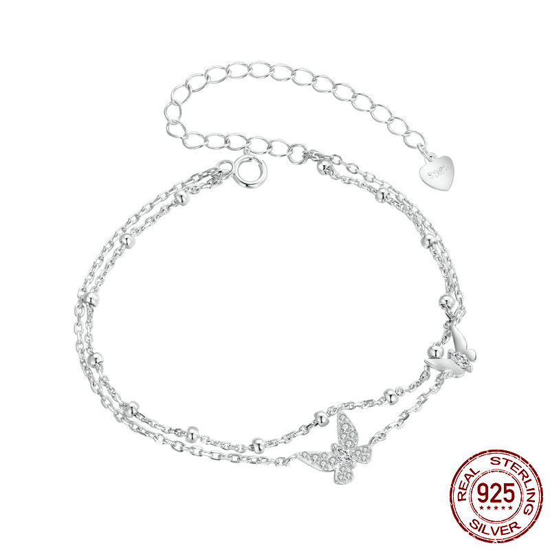 BRACCIALE FARFALLA ARGENTO