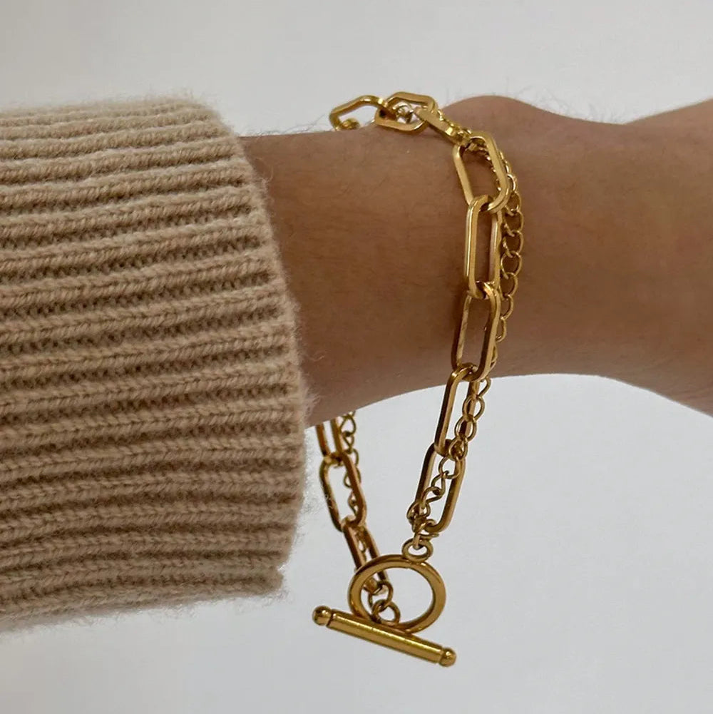 BRACCIALE FREE PLACCATO ORO 18K