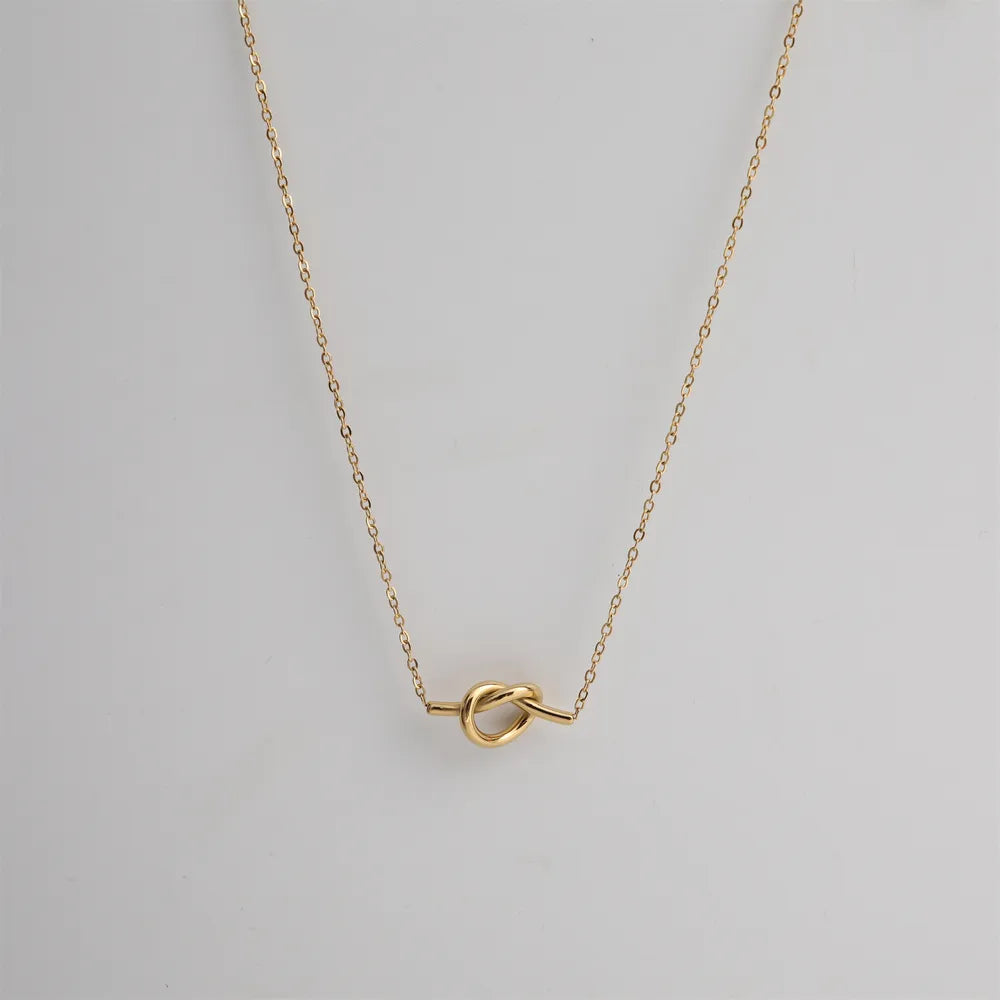 COLLANA NODI ORO PLACCATO 18K