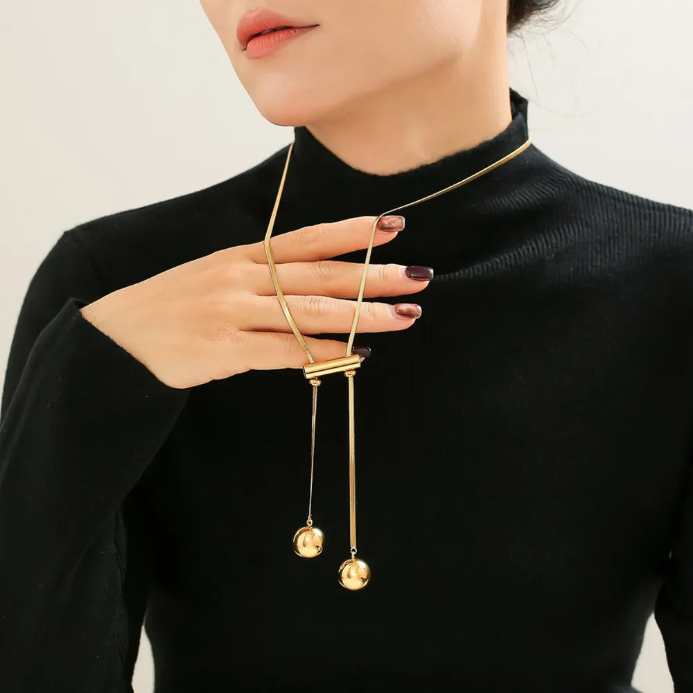 COLLANA HOLLOW ORO PLACCATO 18K