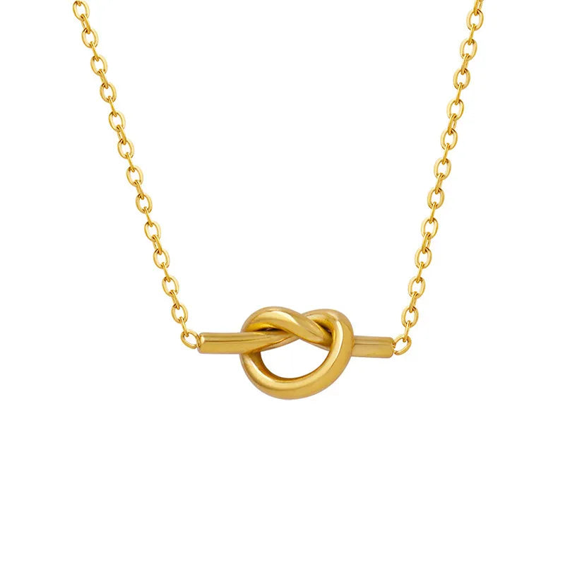 COLLANA NODI ORO PLACCATO 18K