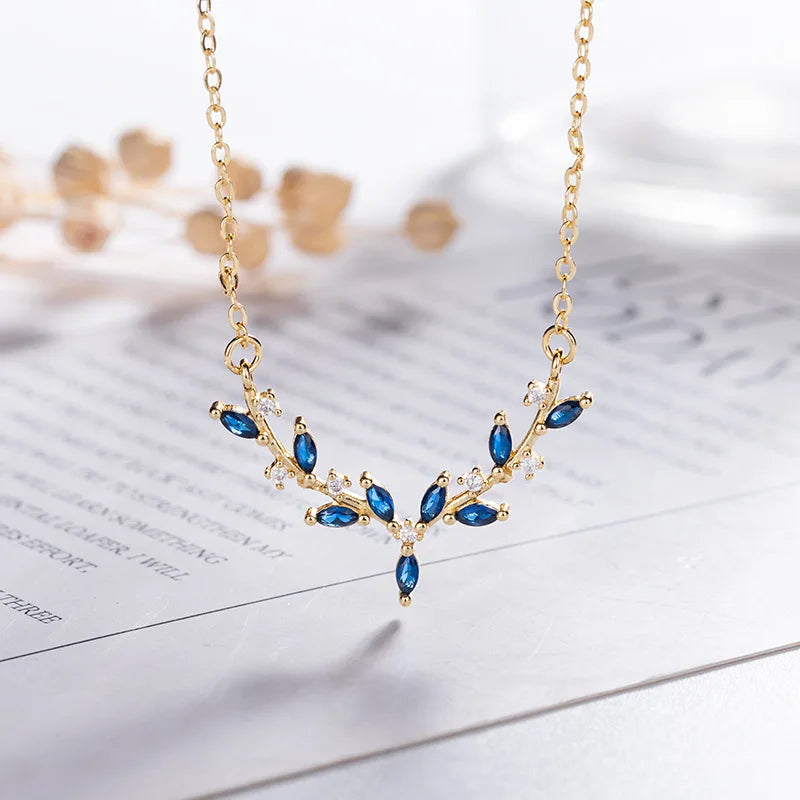 COLLANA ANTLER ARGENTO