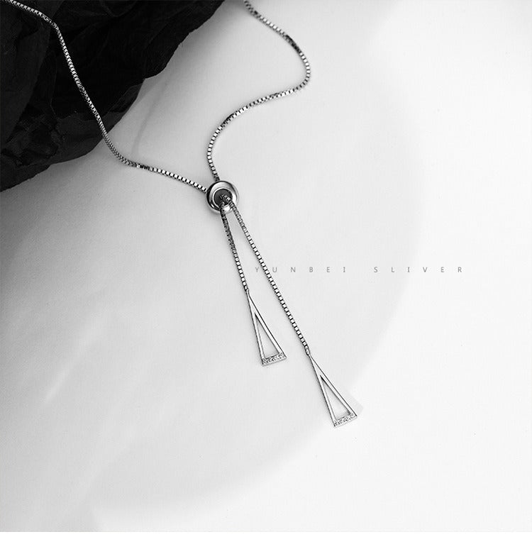 COLLANA TRIANGLE ARGENTO