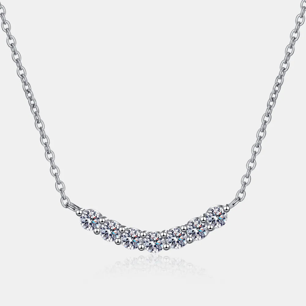 COLLANA ARGENTO MOISSANITE 1.4 CARATI