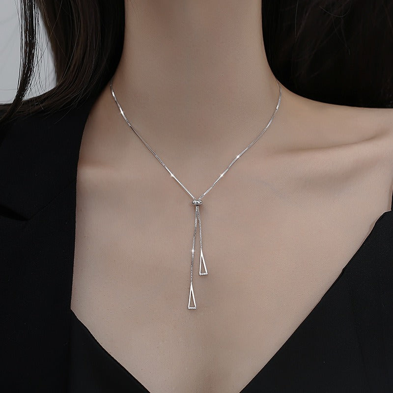 COLLANA TRIANGLE ARGENTO