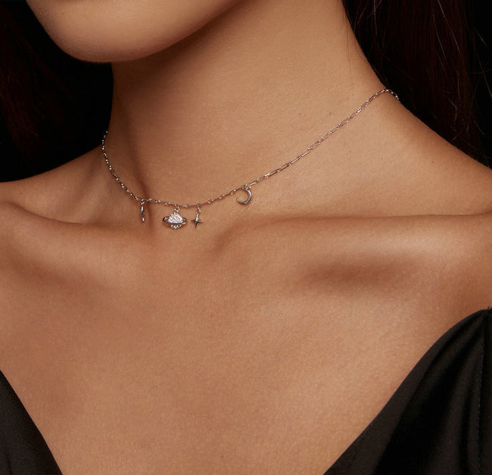 COLLANA STARRY ARGENTO