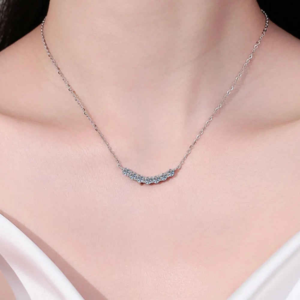 COLLANA ARGENTO MOISSANITE 1.4 CARATI