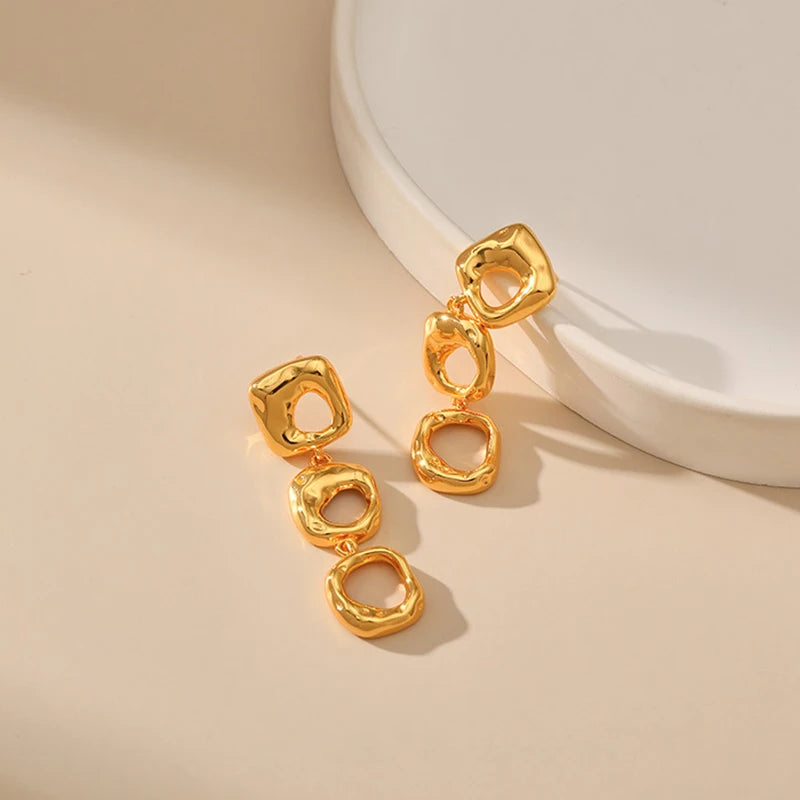 ORECCHINI NICHE ORO PLACCATO 18K