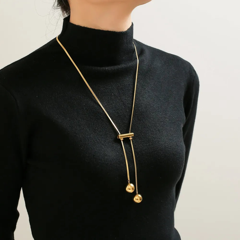 COLLANA HOLLOW ORO PLACCATO 18K