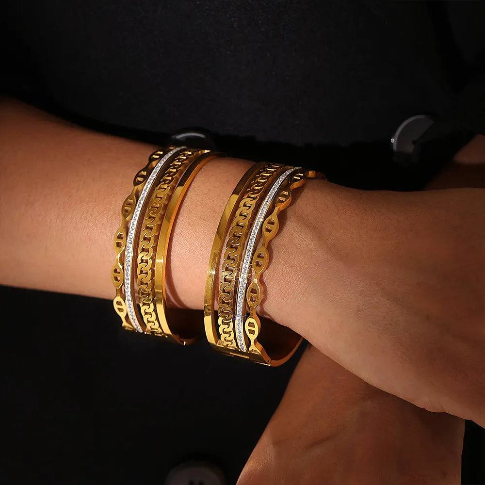 BRACCIALE YOURSELF PLACCATO ORO 18K