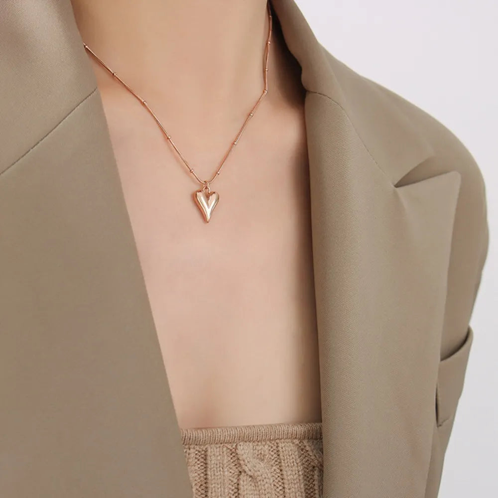 COLLANA CUORE PLACCATO ORO 18K