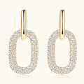 ORECCHINI CHAIN ARGENTO MOISSANITE 2.16 CARATI