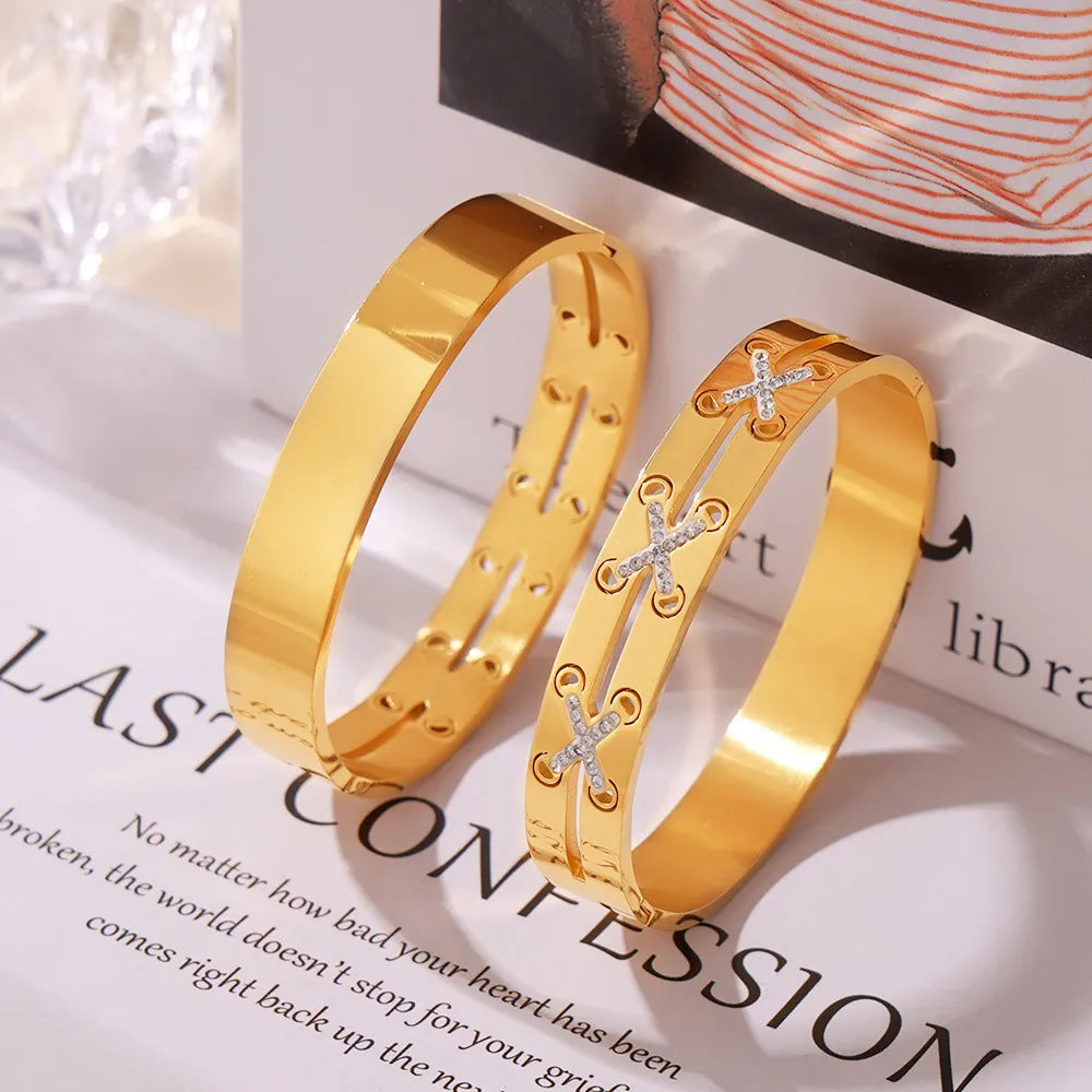 BRACCIALE DOUBLEX PLACCATO ORO 18K