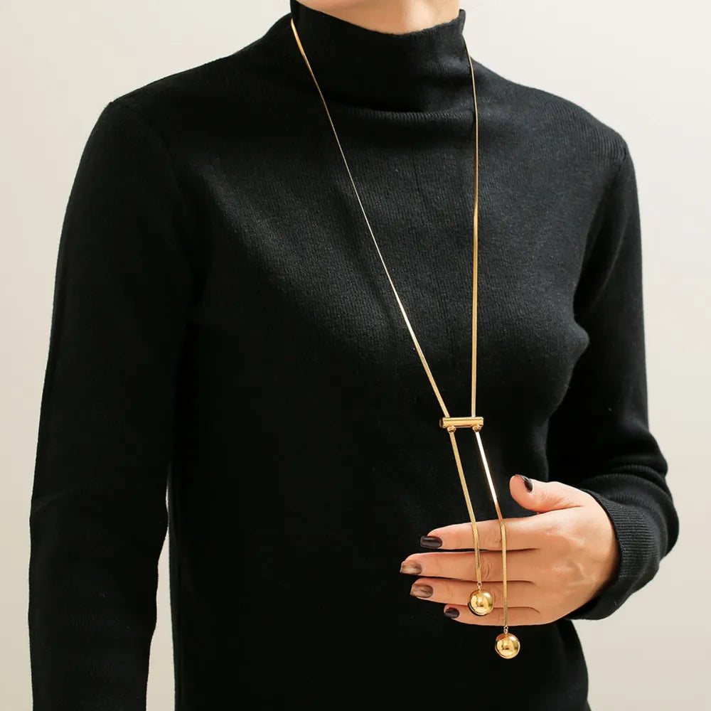 COLLANA HOLLOW ORO PLACCATO 18K
