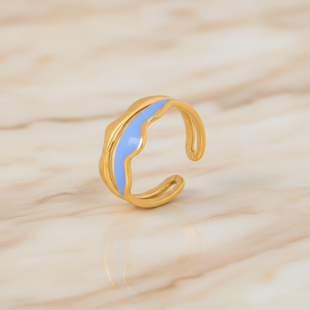 ANELLO AUREA ORO PLACCATO 18K